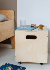 Cube Opbevaring 36x36 cm Træ