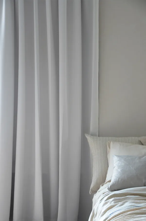 Hotel Mørklægningsgardin 290x290 cm Pearl White