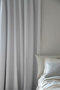 Hotel Mørklægningsgardin 290x290 cm Pearl White
