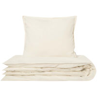 Bäddset 150x210 cm Ivory