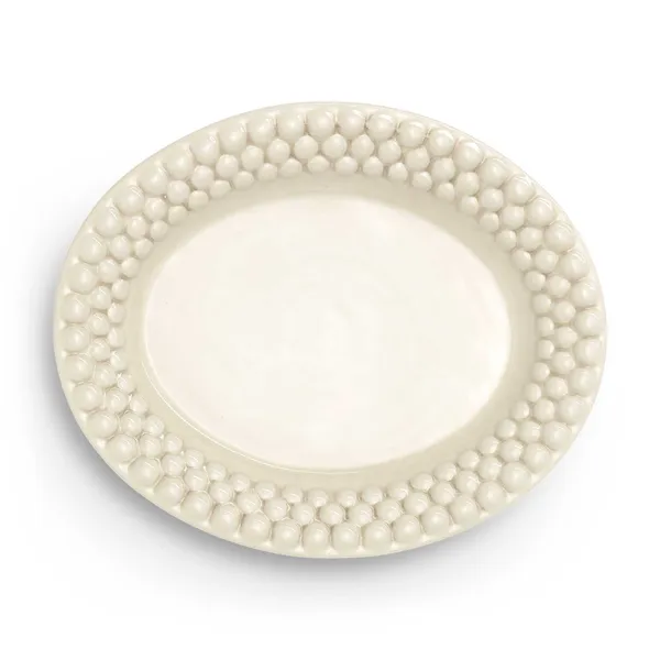 Bubbles Oval Tallerken 20cm Grøn