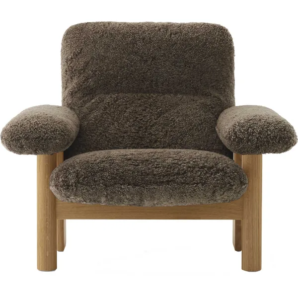 Brasilia Fåtölj Naturlig Ek / Sheepskin Nature