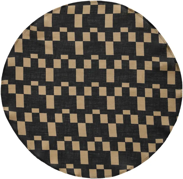 Eira Joulukuusimatto 125 cm Beige / Musta