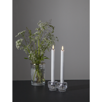 Flamme LED Antikljus Vit 2-pack 25 cm