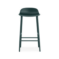 Form Barstol 65cm Grøn/Stål
