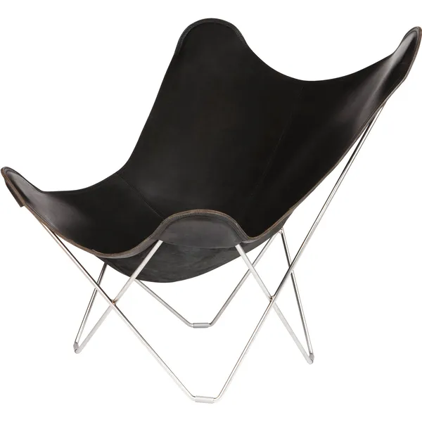 Pampa Mariposa Butterfly Stol Black/Chrome