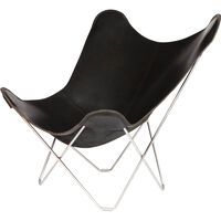Pampa Mariposa Butterfly Stol Black/Chrome