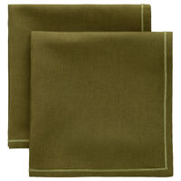Sienna Servett 45x45 cm 2-pack Oliv