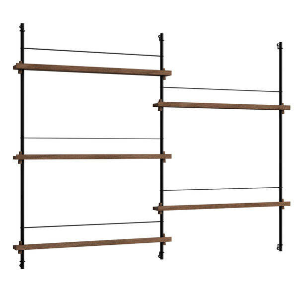 Magazine Hylde 123x162 cm Røget Eg/Sort