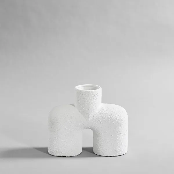Cobra Uno Dekorativ Vase 25 cm Bubble White