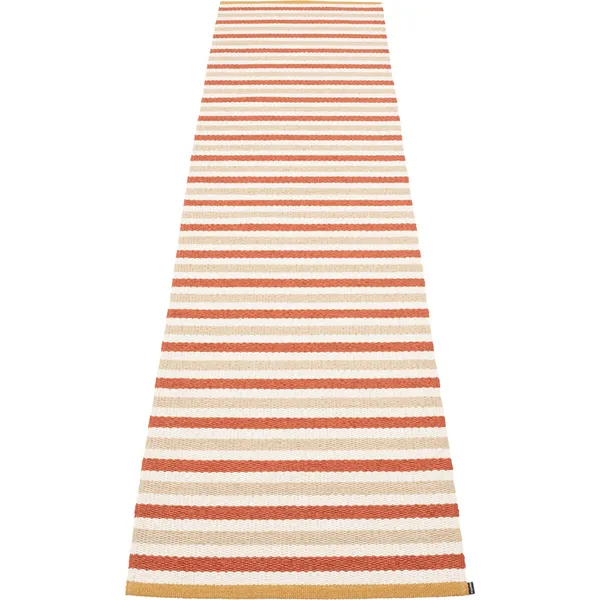 Teo Matta Tegelröd / Beige / Vanilj 70x300 cm