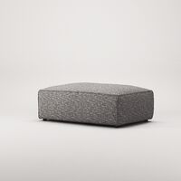 Grand Fotpall Marble Grey