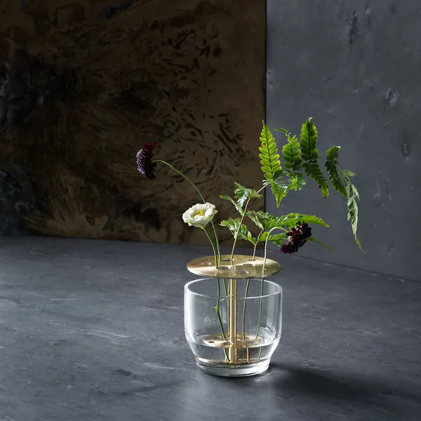 Ikebana Small Vas Mässing