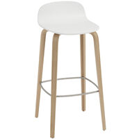 Visu Barstol 75 cm Hvit / Eik