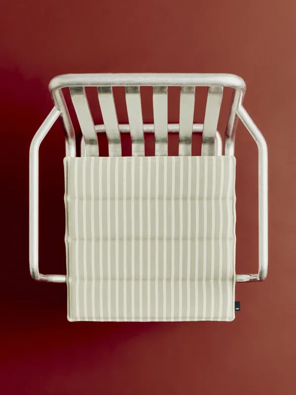 Terrazza Seat Cushion 40x40 cm Grey Bold Stripe