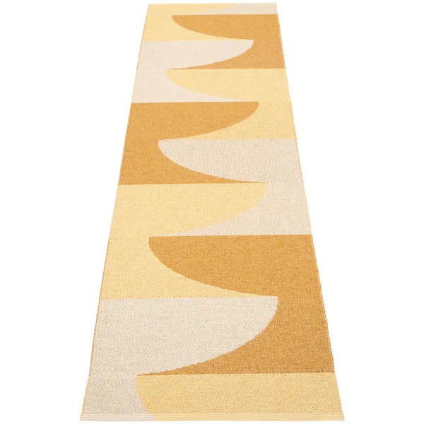 Hill Matta 70x270 cm Ochre / Pale Yellow / Cream