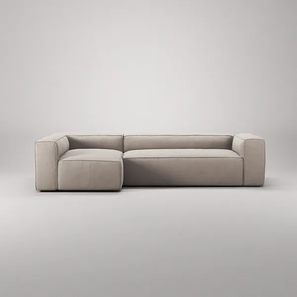 Grand Nelipaikkainen Sohva Divaani Vasen Sandshell Beige