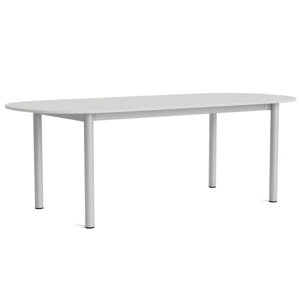 Annex Bord Aflang 95x220 cm Aluminium / Linoleum Sky Grey