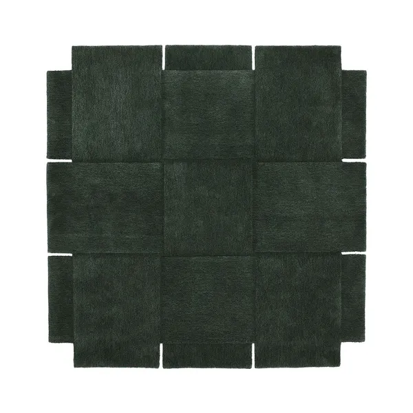 Basket Teppe Grønn 180x180 cm