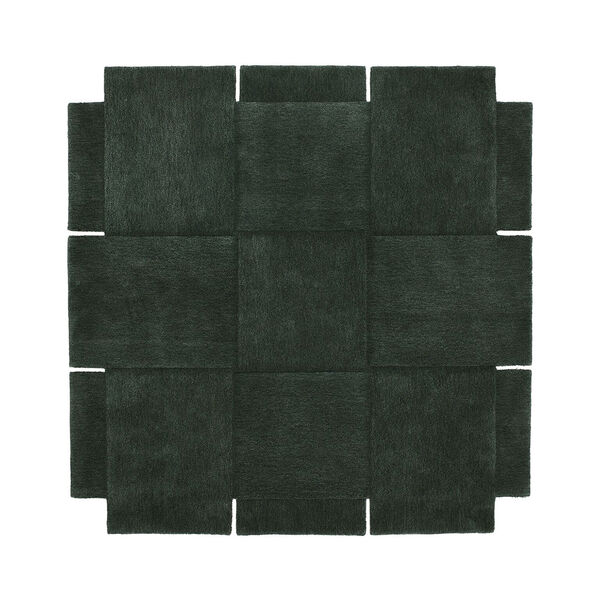 Basket Teppe Grønn 180x180 cm
