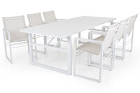 Vevi Dining Chair White/Alu