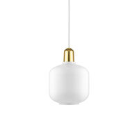 Amp Pendel Liten Hvit/Messing