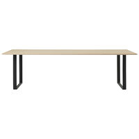 70/70 Bord 108x295 cm Egefiner / Sort