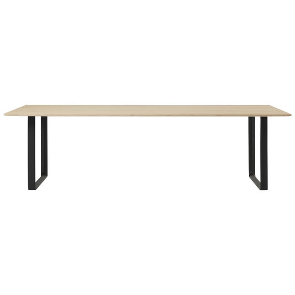 70/70 Bord 108x295 cm Egefiner / Sort