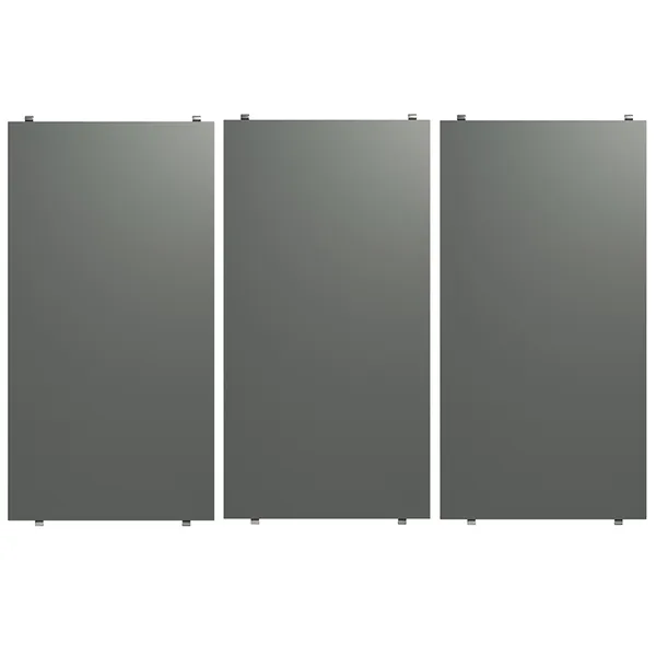String Hyllplan 3-pack 58x30 cm Mörkgrå