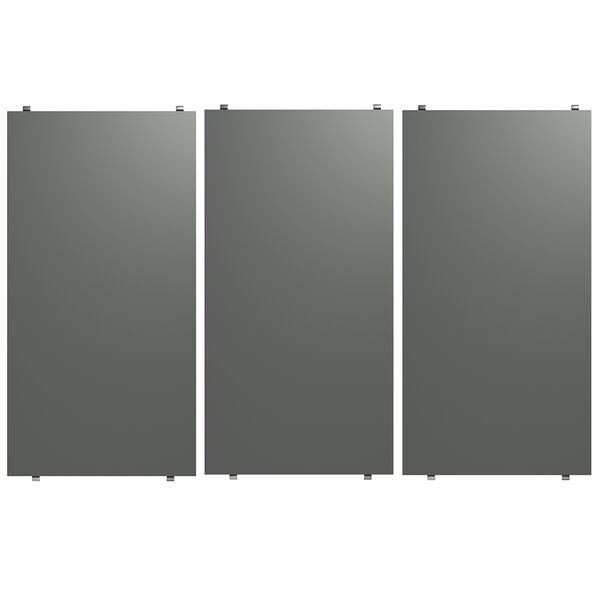 String Hyllplan 3-pack 58x30 cm Mörkgrå