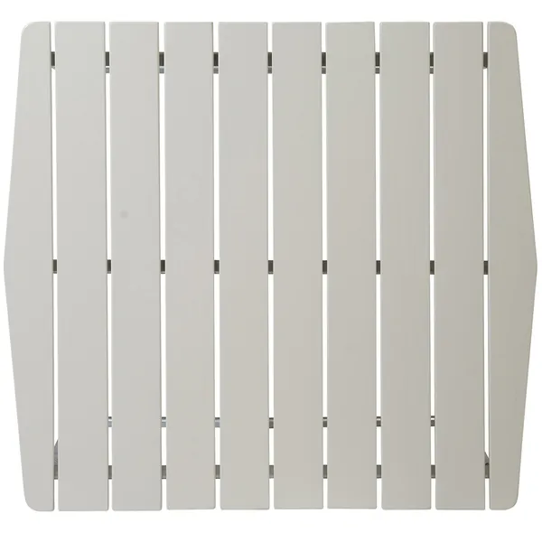 B31 Bord 84x92 cm Hvitlakkert Eik / Varmgalvanisert Stål