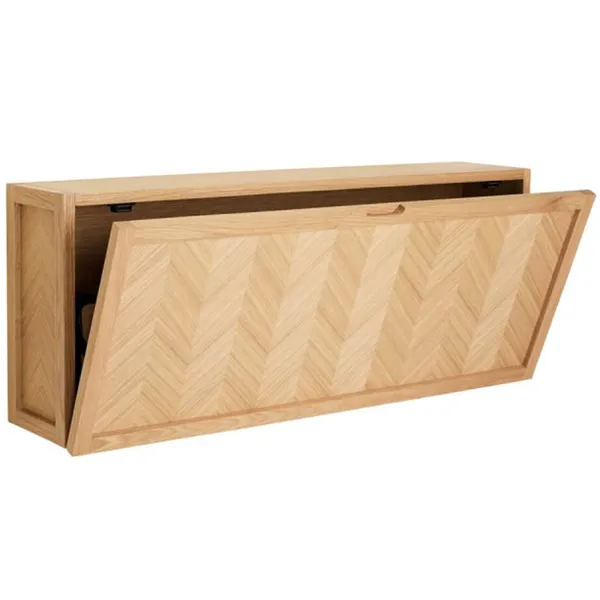 Herringbone Shoe Cabinet