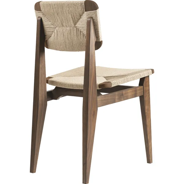 C-Chair Stol Papirsnøre / Olieret Valnøddetræ