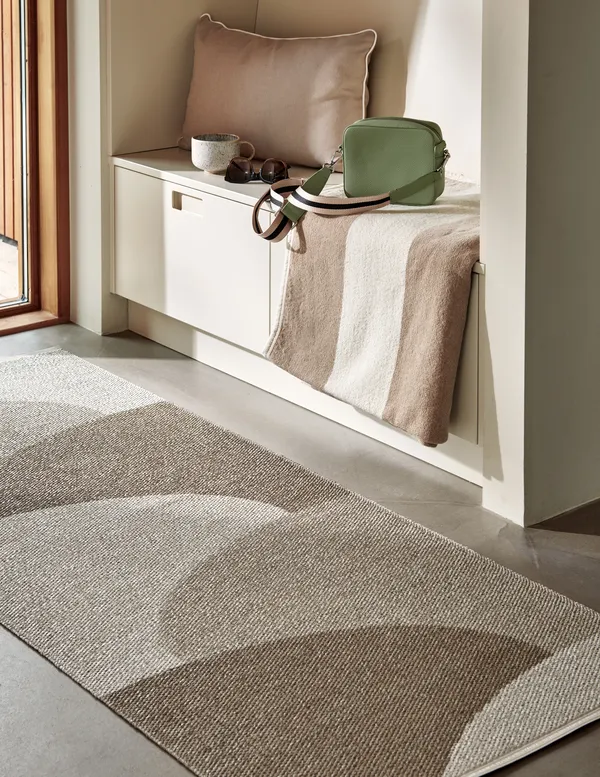 Hill Matto 70x90 cm Dark Linen / Linen / Fossil Grey