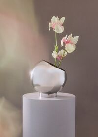Globe Blomsterpotte Ø17 cm Sølv