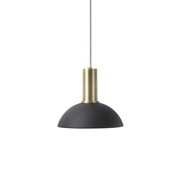 Hoop Pendel Låg Svart/Mässing