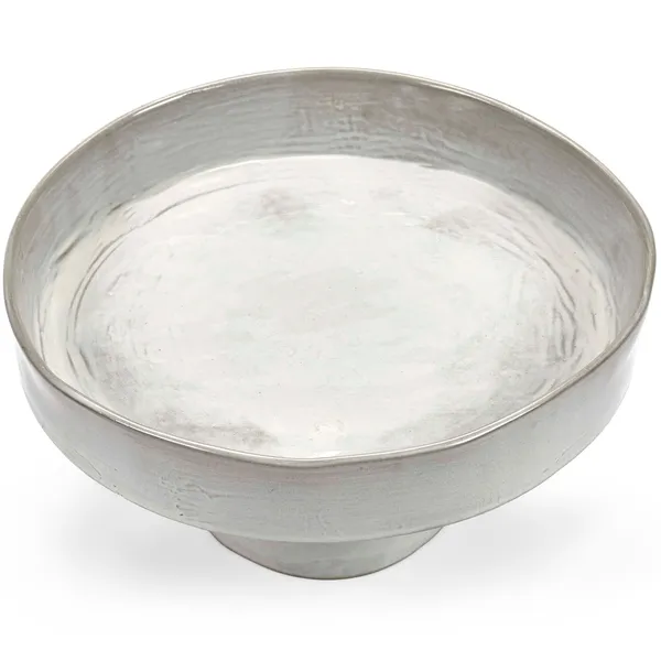 La Mère Bowl With Foot Off-white