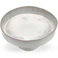 La Mère Bowl With Foot Off-white