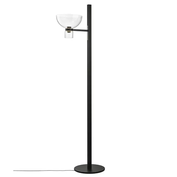 Nocturne Floor Lamp Bowl Black