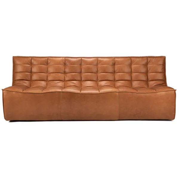 N701 Sofa Old saddle 3-Pers