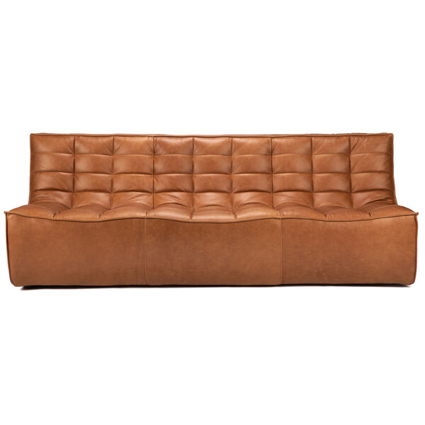 N701 Sofa Old saddle 3-Pers