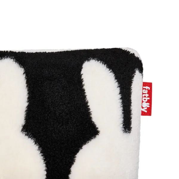 Teddy x Miffy Kudde 50x50 Svart/Vit