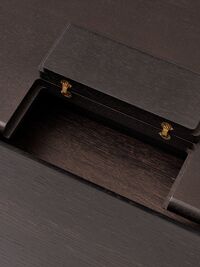 Ita OS1 Desk With Cable Management 95x200 cm Dark Stained Oak