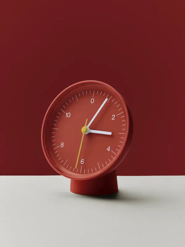 Table Clock (Recycled) Red