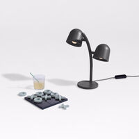 Little Lebow Bordlampe Antrasitt