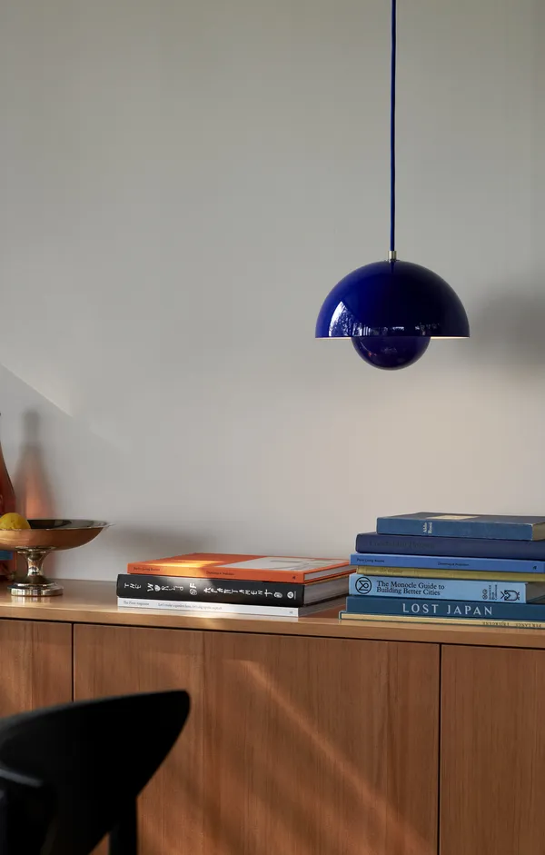 Flowerpot VP1 Pendel Cobalt Blue
