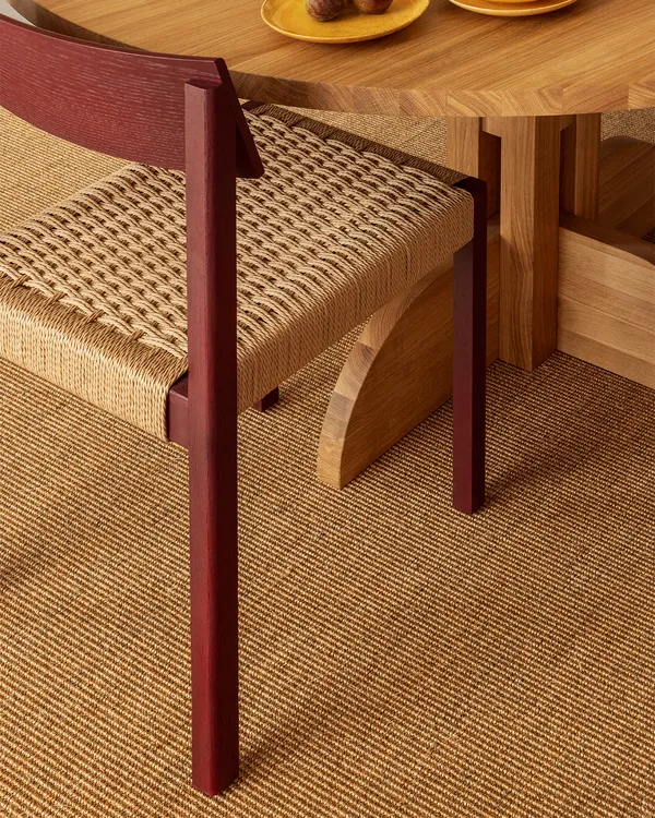 Mauro Stol French Red Oak / Paper Cord