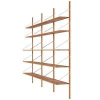Library Hylle 185x2455 cm Eik