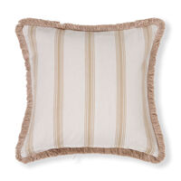 Pudebetræk Stribet 50x50 cm Beige