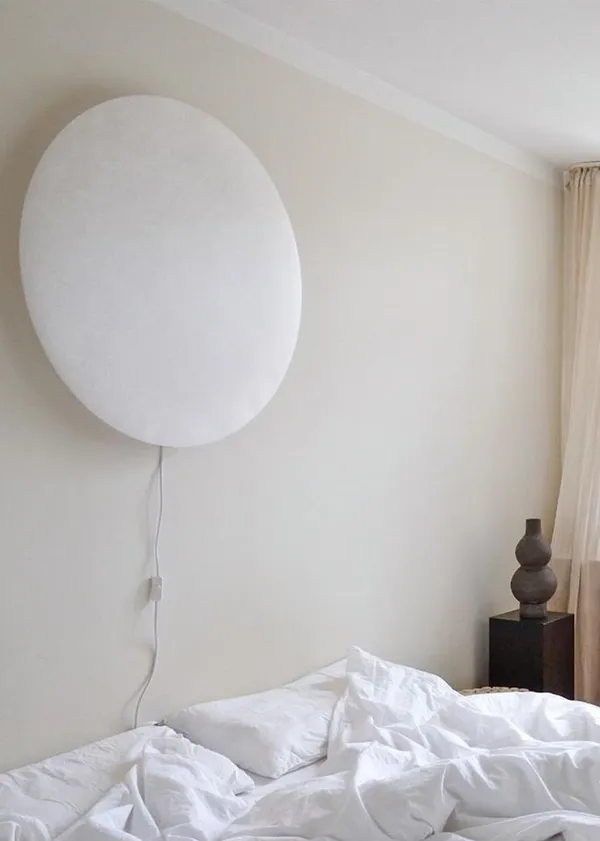 MoodMoon Væg-/Loftslampe 60 cm Hvid